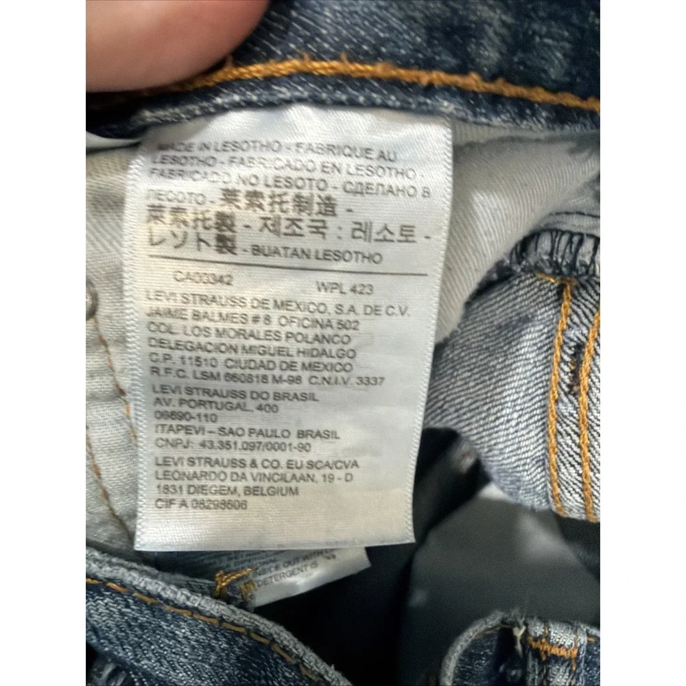Levi's Men's 559 Relaxed Straight Flex‎ Fit Blue Jeans 44x36
